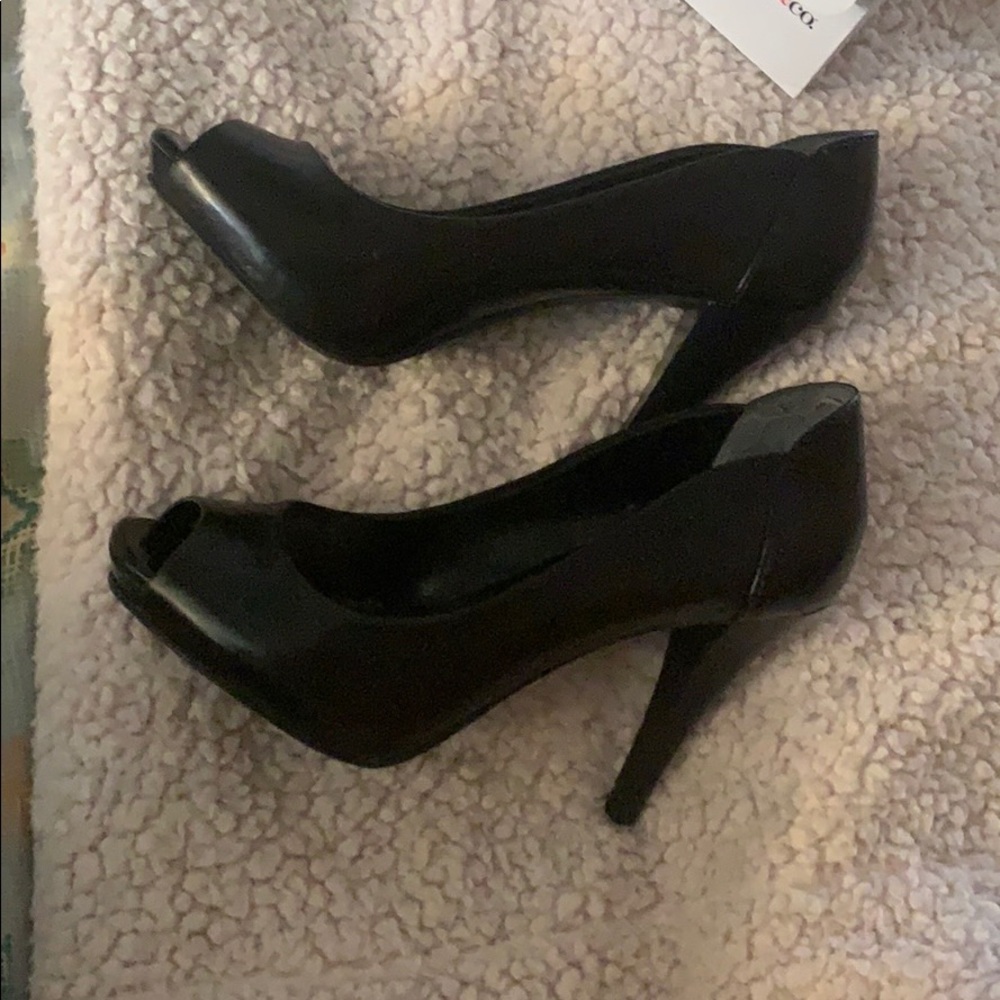 Gorgeous black open toe Style&co.